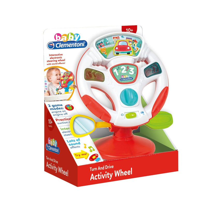 Clementoni - Turn And Drive Activity Wheel - Limolin 
