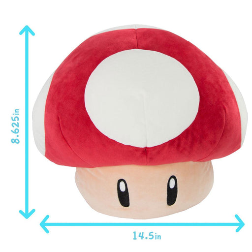 Club Mocchi Mocchi - Mario Cart - Mushroom - 14-16" Mega Plush - Limolin 