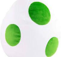 Club Mocchi Mocchi - Super Mario - Yoshi Egg - 14-16" Mega Plush - Limolin 