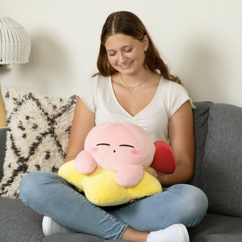 Club Mocchi-Mocchi - Warp Star Kirby – Mega Plush Toy – 15 inch - Limolin 