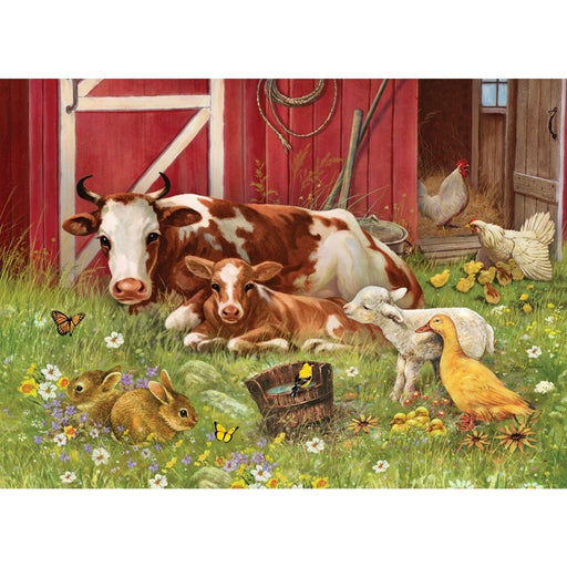 Cobble Hill - Barnyard Babies Family 350 Pieces - Limolin 