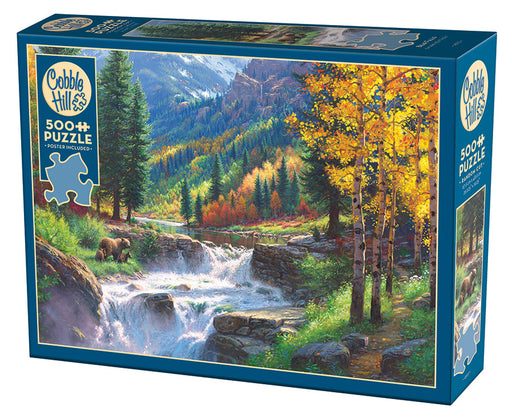 Cobble Hill - Bear Falls (500-Piece Puzzle) - Limolin 