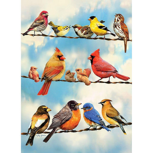 Cobble Hill - Blue Sky Birds (35-Piece Puzzle Tray) - Limolin 