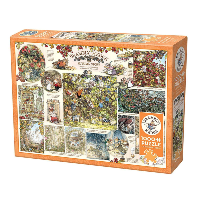 Cobble Hill - Brambly Hedge Autumn Story (1000-Piece Puzzle) - Limolin 
