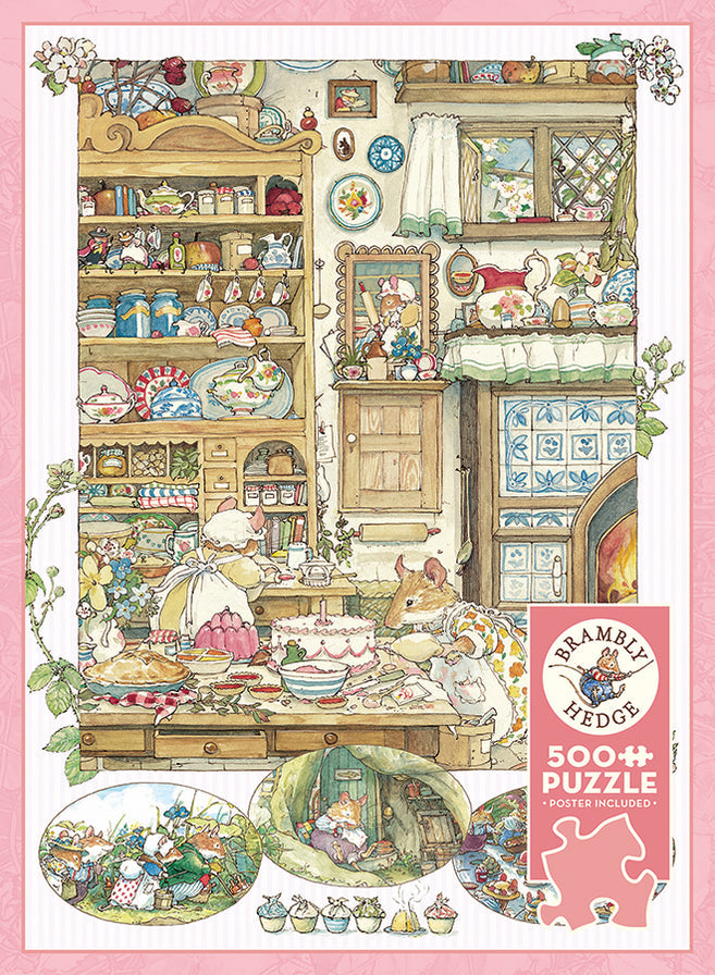 Cobble Hill - Brambly Hedge Picnic Preparations (500-Piece Puzzle) - Limolin 