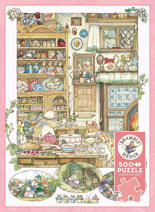 Cobble Hill - Brambly Hedge Picnic Preparations (500-Piece Puzzle) - Limolin 