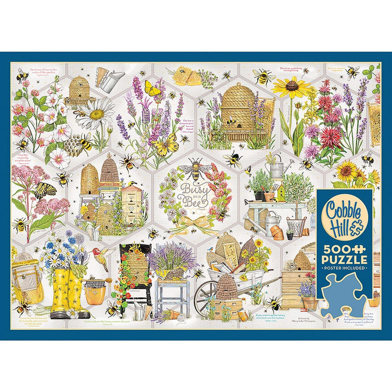 Cobble Hill - Busy As A Bee - 500 Piece - Limolin 