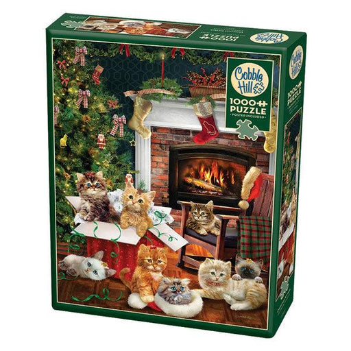 Cobble Hill - Christmas Kittens (1000-Piece Puzzle) - Limolin 