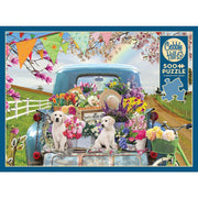 Cobble Hill - Country Truckin Autumn (500-Piece Puzzle) - Limolin 