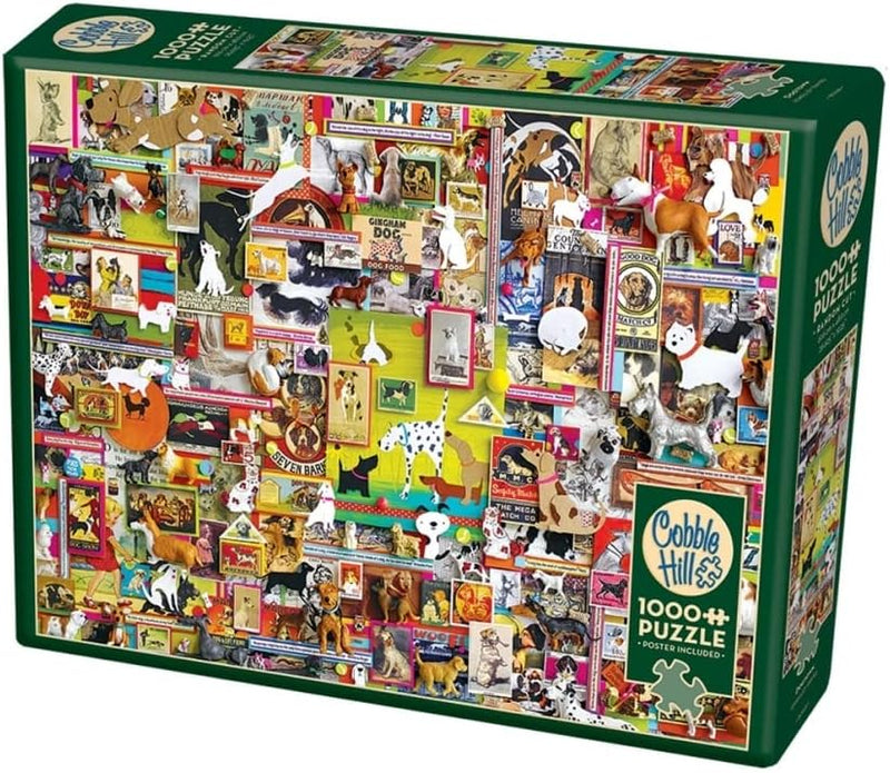 Cobble Hill - Dogtown (1000-Piece Puzzle) - Limolin 
