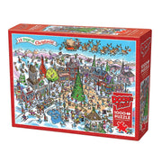 Cobble Hill - Doodletown - 12 Days of Christmas (1000-Piece Puzzle) - Limolin 