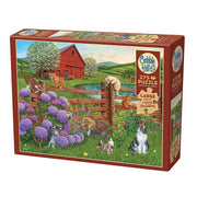 Cobble Hill - Farm Cats (275-Piece Puzzle) - Limolin 