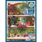 Cobble Hill - Flower Cupboard (500-Piece Puzzle) - Limolin 