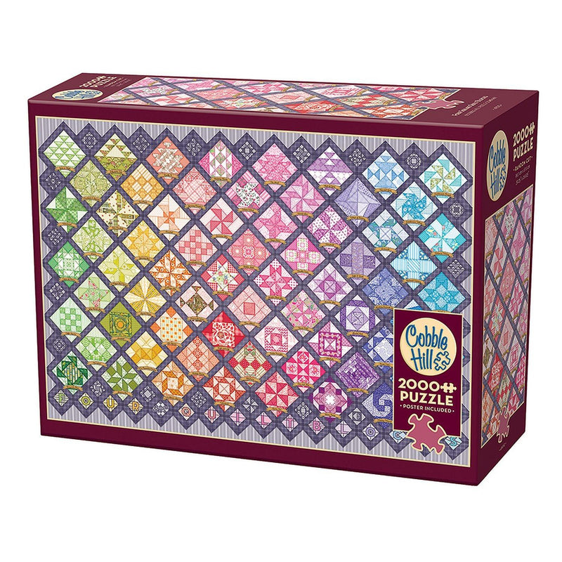 Cobble Hill - Four Square Quilt Blocks | 2000 Piece - Limolin 