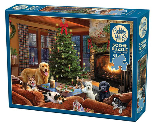 Cobble Hill - Furry Festivities- 500 Piece Puzzle - Limolin 