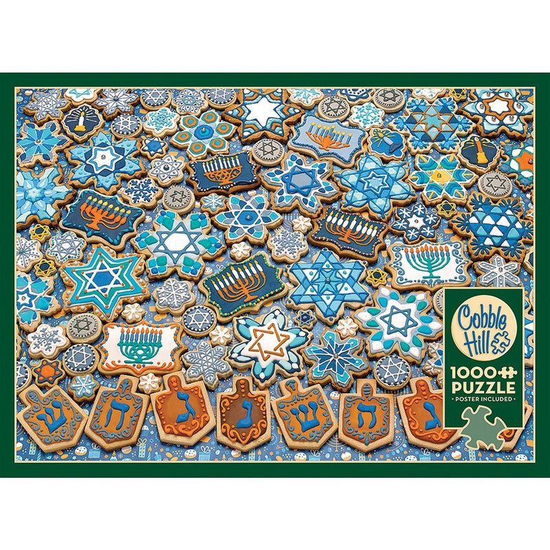 Cobble Hill - Hanukkah Cookies (1000-Piece Puzzle) - Limolin 