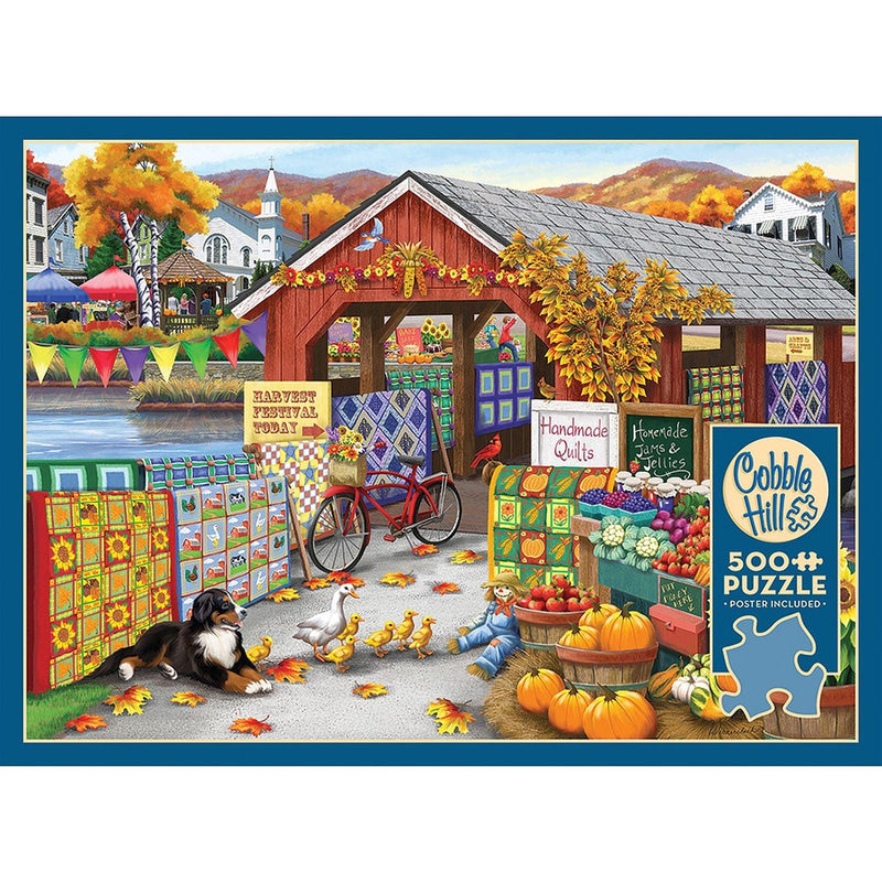 Cobble Hill - Harvest Festival (500-Piece Puzzle) - Limolin 