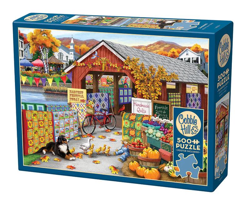 Cobble Hill - Harvest Festival (500-Piece Puzzle) - Limolin 