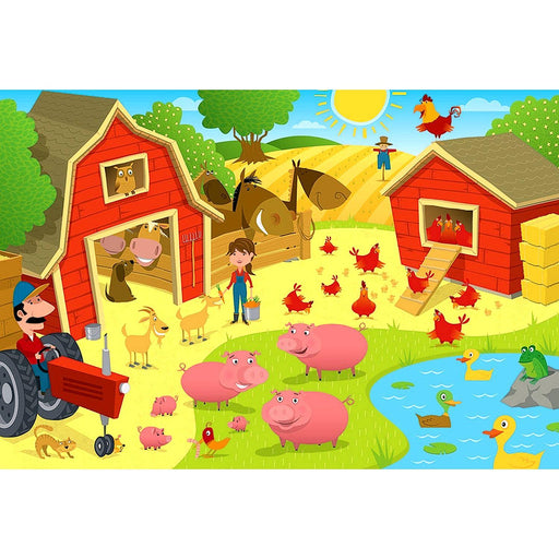 Cobble Hill - Higgledy Piggledy Farm (36-Piece Puzzle) - Limolin 
