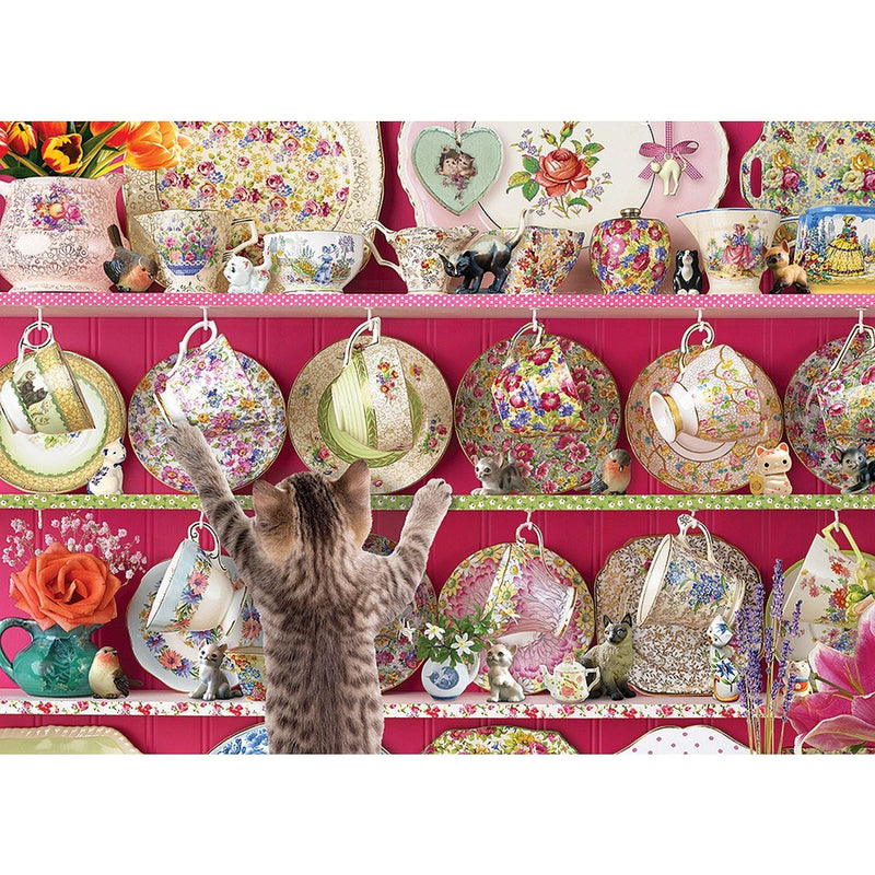 Cobble Hill - High Tea High Jinks (500-Piece Puzzle) - Limolin 