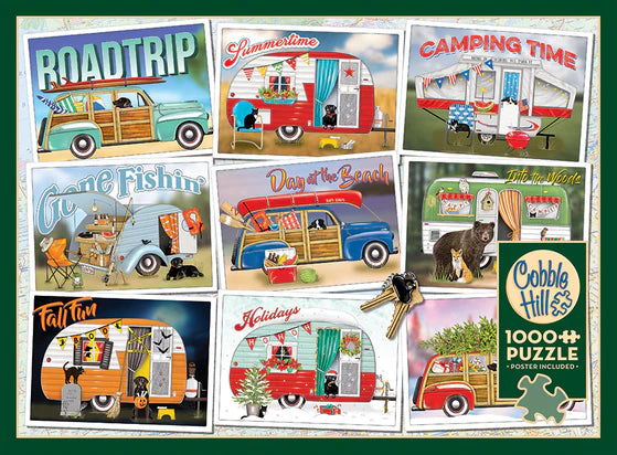 Cobble Hill - Hitting The Road (1000-Piece Puzzle) - Limolin 