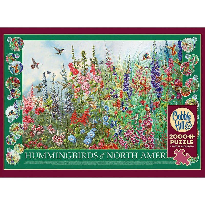 Cobble Hill - Hummingbirds of North America (2000-Piece Puzzle) - Limolin 