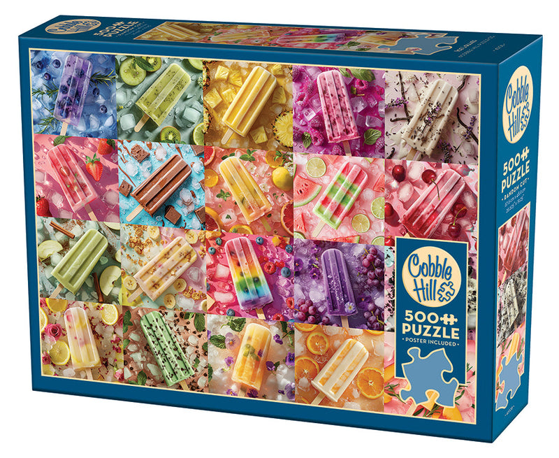 Cobble Hill - Ice Lollies (500-Piece Puzzle) - Limolin 