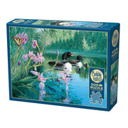 Cobble Hill - Iris Cove Loons (500-Piece Puzzle) - Limolin 