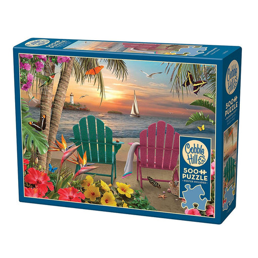Cobble Hill - Island Paradise (500-Piece Puzzle) - Limolin 