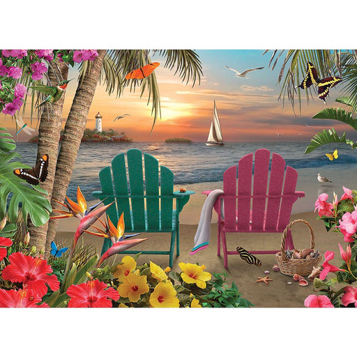 Cobble Hill - Island Paradise (500-Piece Puzzle) - Limolin 