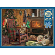 Cobble Hill - Kittens By The Stove (500-Piece Puzzle) - Limolin 
