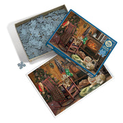 Cobble Hill - Kittens By The Stove (500-Piece Puzzle) - Limolin 