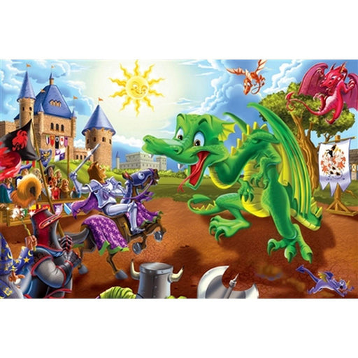 Cobble Hill - Knights And Dragons (36-Piece Puzzle) - Limolin 