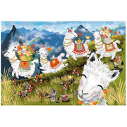 Cobble Hill - Leaping Llamas (36-Piece Puzzle) - Limolin 