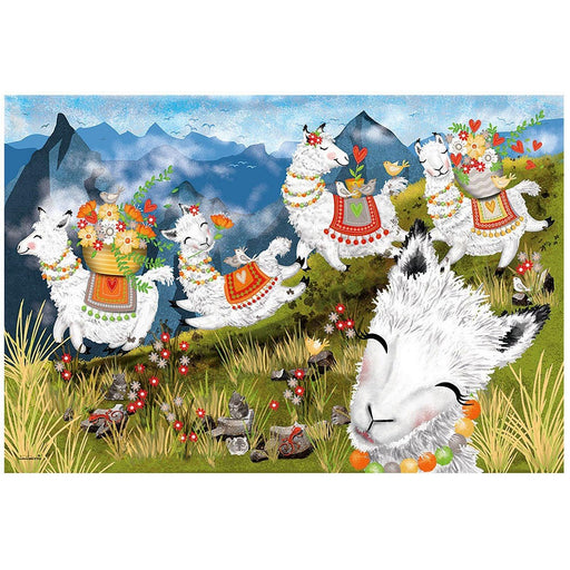 Cobble Hill - Leaping Llamas (36-Piece Puzzle) - Limolin 