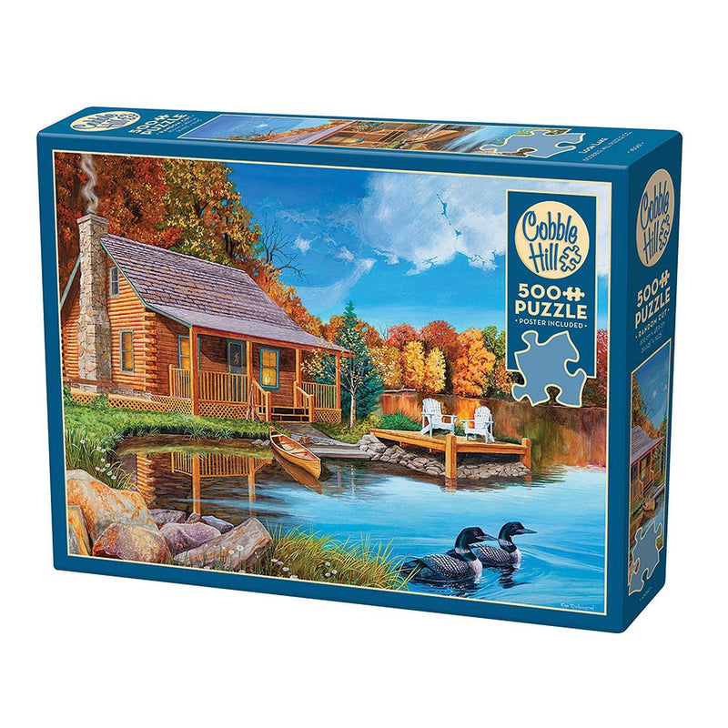 Cobble Hill - Loon Lake (500-Piece Puzzle) - Limolin 