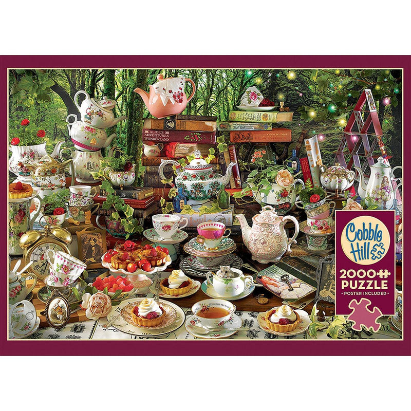 Cobble Hill - Mad Hatter's Tea Party (2000-Piece Puzzle) - Limolin 
