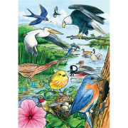Cobble Hill - North American Birds (35-Piece Puzzle Tray) - Limolin 