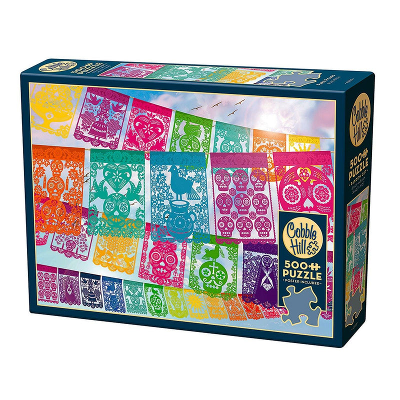 Cobble Hill - Papel Picado (500-Piece Puzzle) - Limolin 
