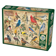 Cobble Hill - Popular Backyard Wild Birds of NA (1000-Piece Puzzle) - Limolin 