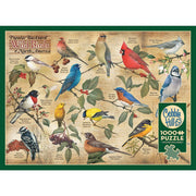 Cobble Hill - Popular Backyard Wild Birds of NA (1000-Piece Puzzle) - Limolin 