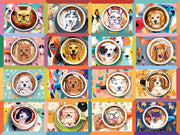 Cobble Hill - Puppy Lattes (275-Piece Puzzle) - Limolin 
