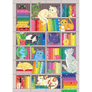 Cobble Hill - Rainbow Cat Quilt (1000-Piece Puzzle) - Limolin 