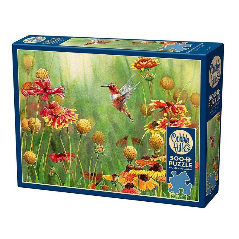 Cobble Hill - Rufous Hummingbird (500-Piece Puzzle) - Limolin 