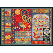 Cobble Hill - Scandi Chicken Quilt (1000-Piece Puzzle) - Limolin 