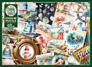 Cobble Hill - Seashore Sketchbook (1000-Piece Puzzle) - Limolin 