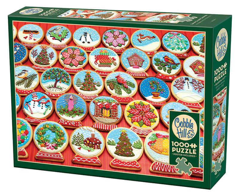 Cobble Hill - Snow Globe Cookies - 1000 piece - Limolin 