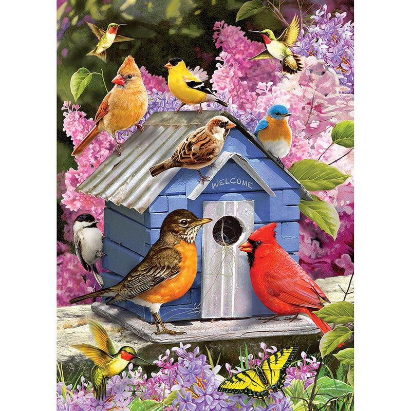 Cobble Hill - Spring Birdhouse (500-Piece Puzzle) - Limolin 