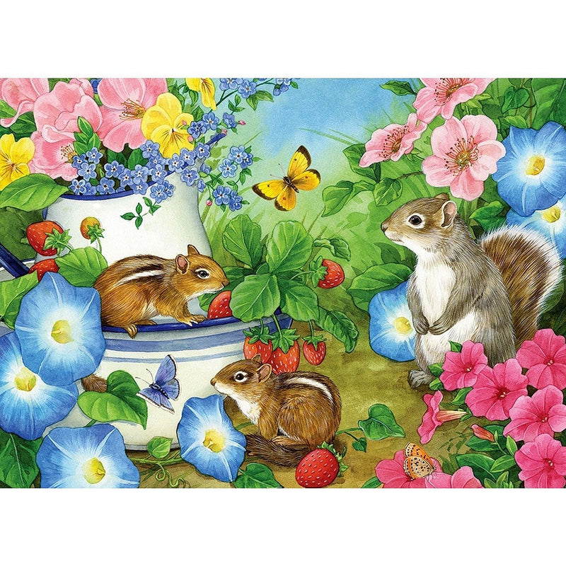 Cobble Hill - Squirrel Talk (35-Piece Puzzle Tray) - Limolin 