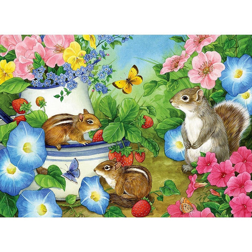 Cobble Hill - Squirrel Talk (35-Piece Puzzle Tray) - Limolin 